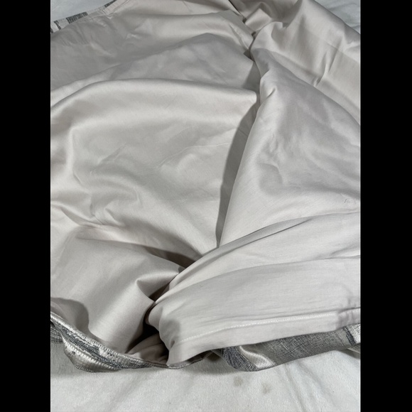 NIB Hotel Collection [ Full /‎ Queen ] Broken Stripe Duvet Cover ONLY - Picture 8 of 12